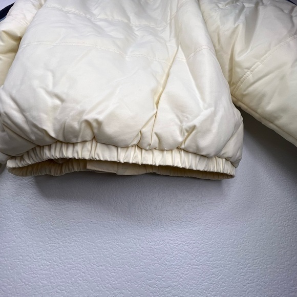 Kool! Italian Puffer Jacket White Milan Designer Winter Women’s Medium EUC - Picture 8 of 16